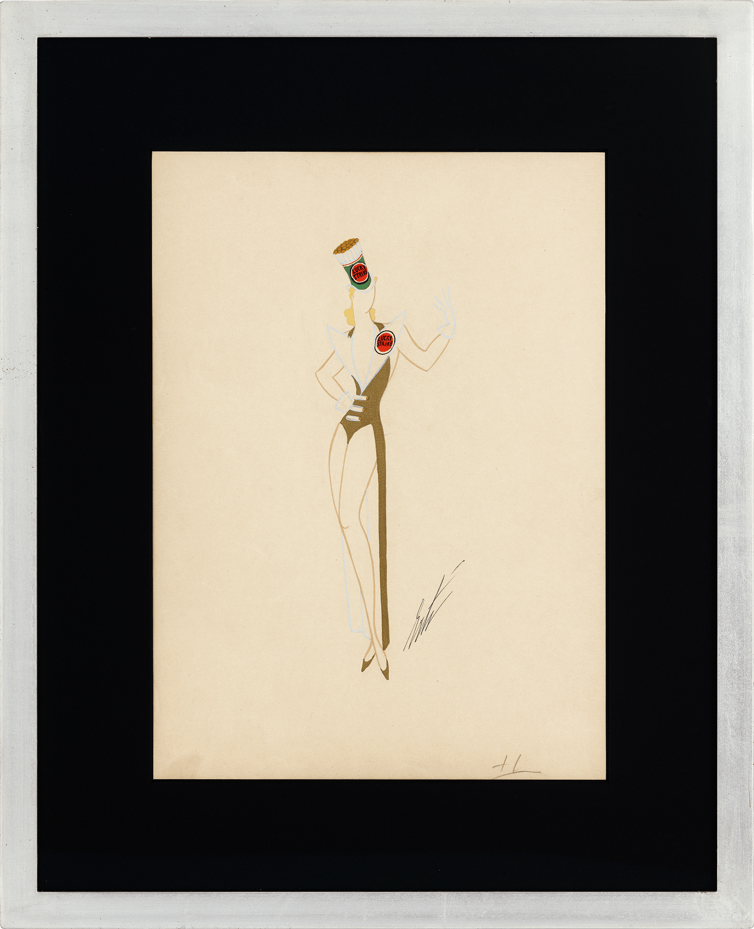 Lucky Strike by Erté