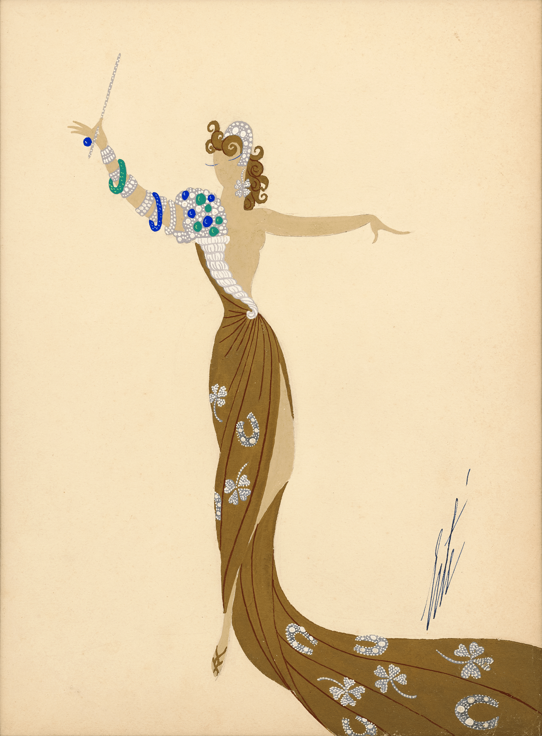 La fée Chance by Erté