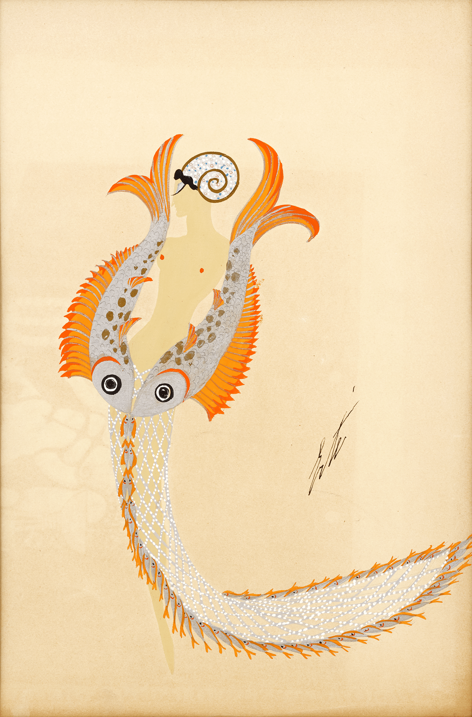 Les poissons by Erté