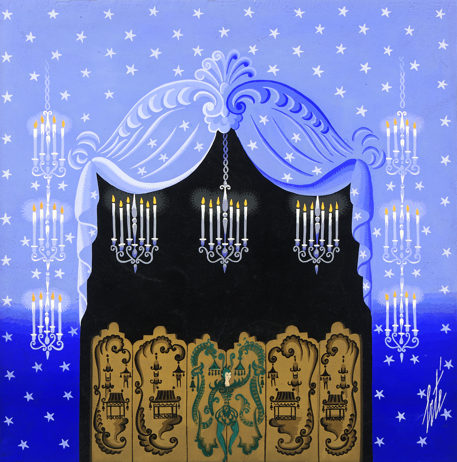 Décor pour Ma mère l'Oye by Erté