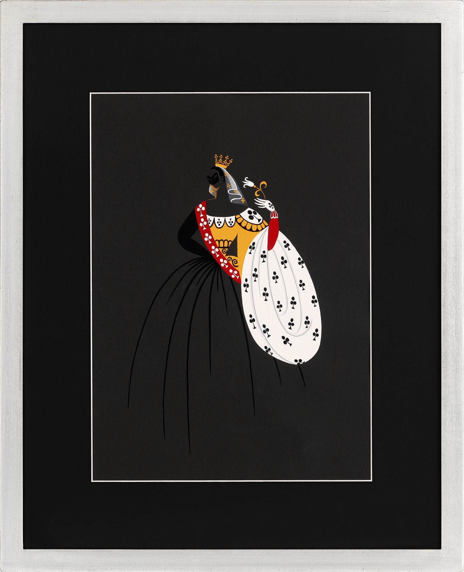 La dame de trèfle by Erté