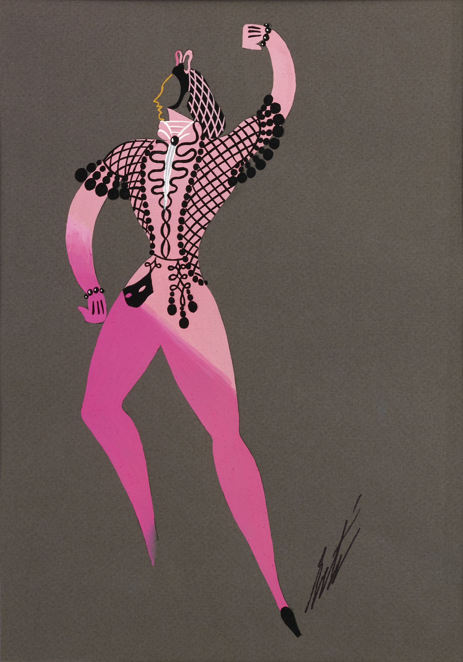 Danseur du ballet espagnol by Erté