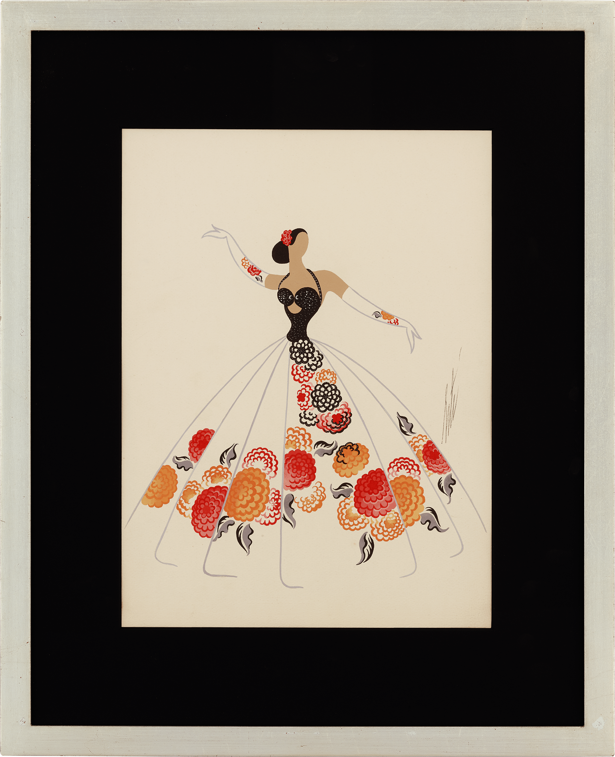 Le zinnia by Erté