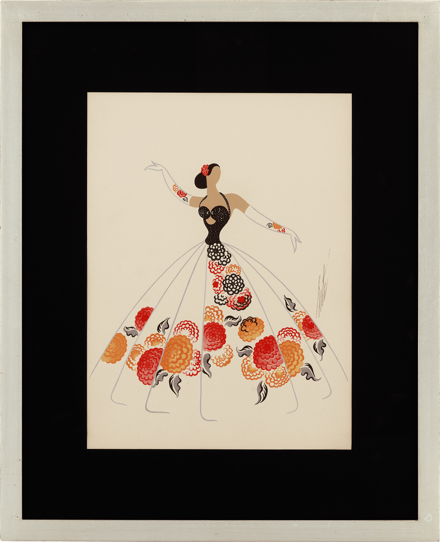 Le zinnia by Erté