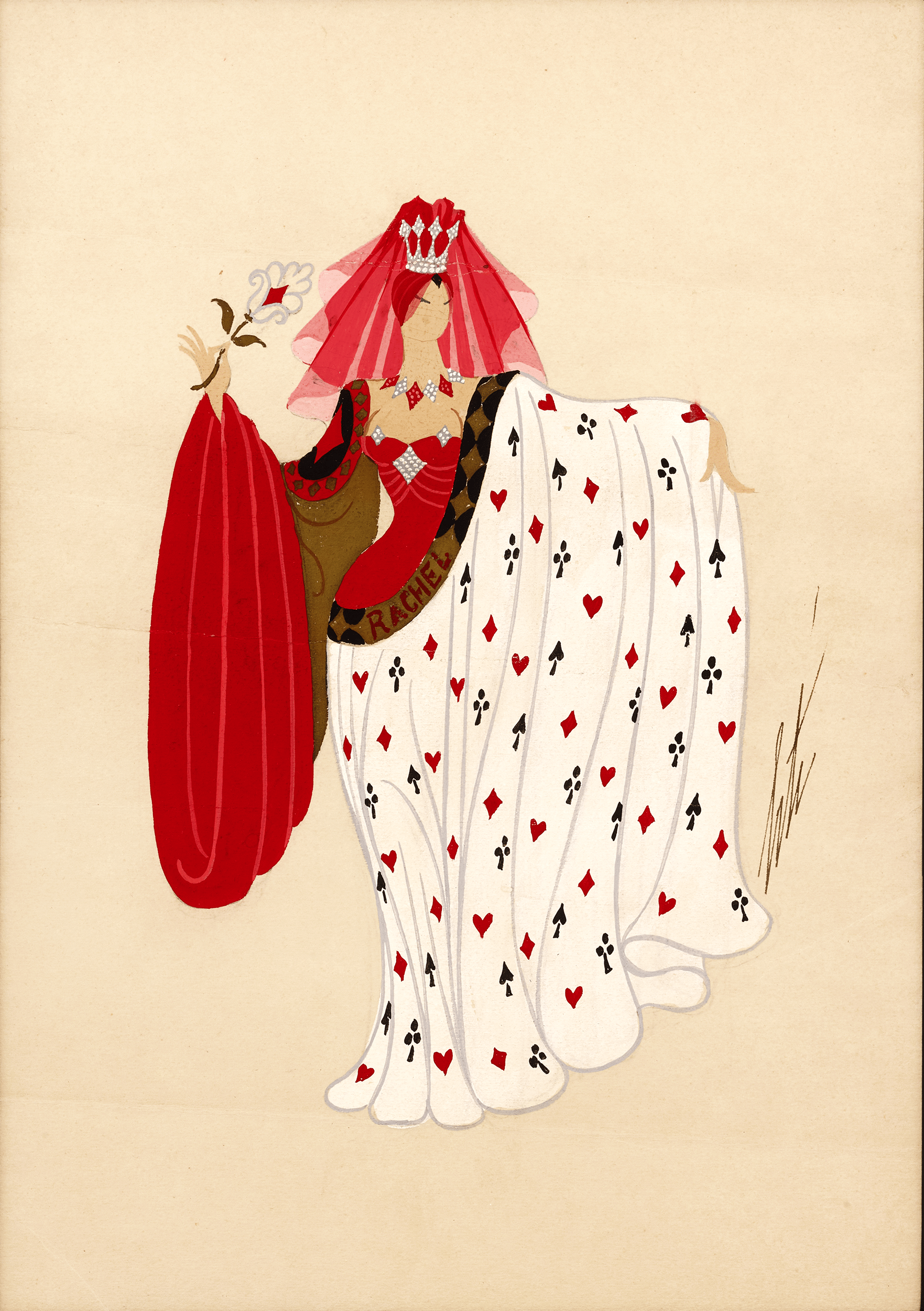 Le poker by Erté