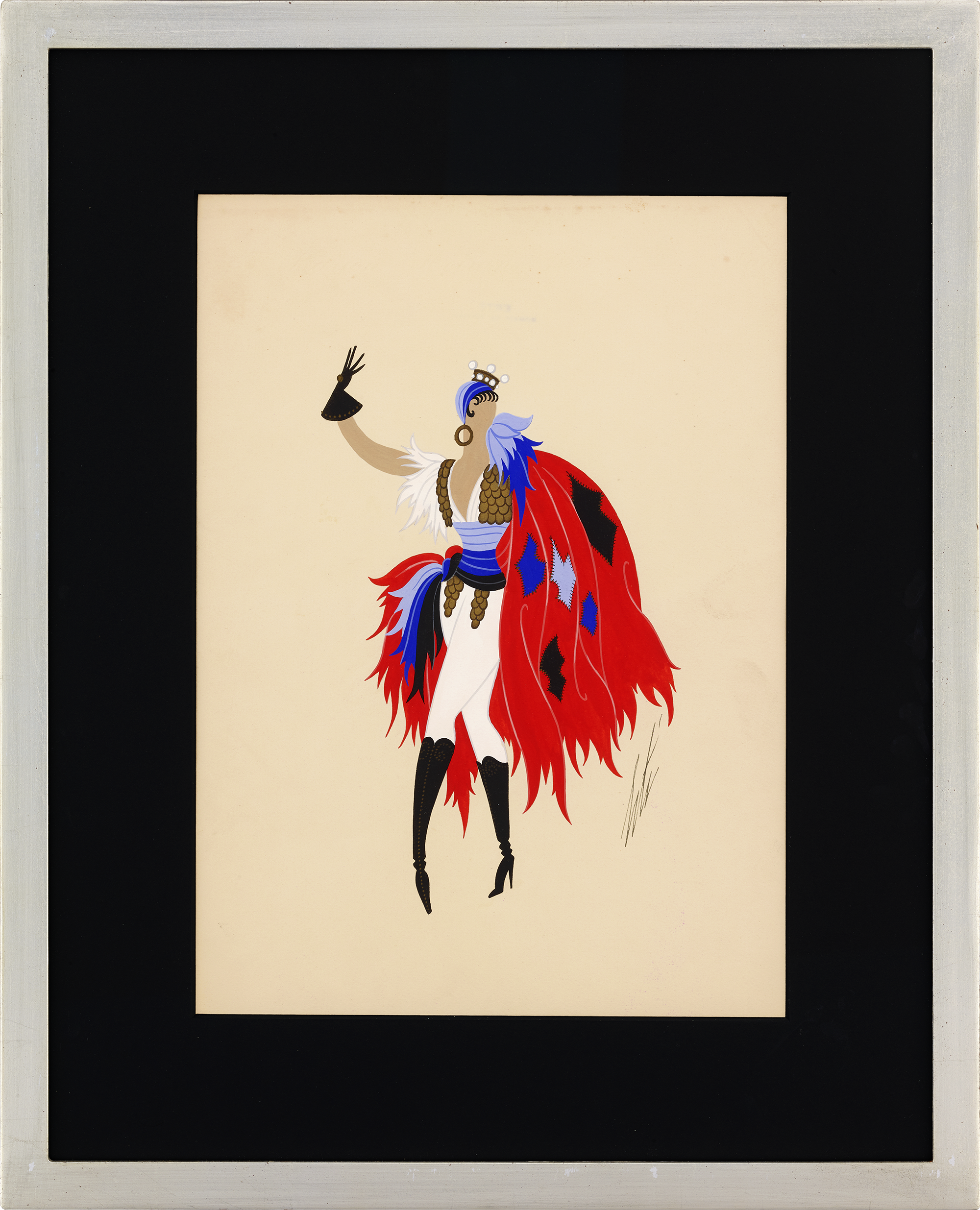 Costume de femme, Le Baron Tzigane by Erté