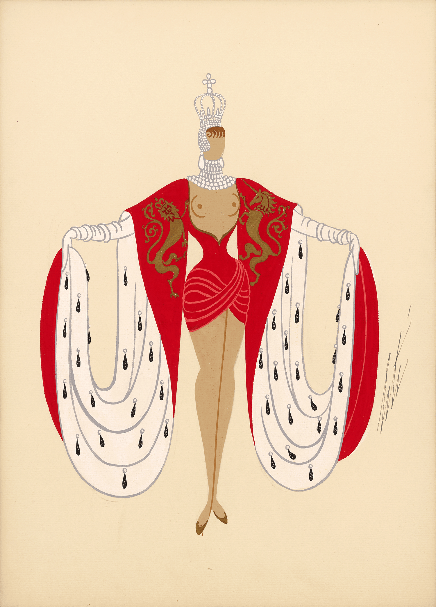 La Nouvelle Angleterre by Erté