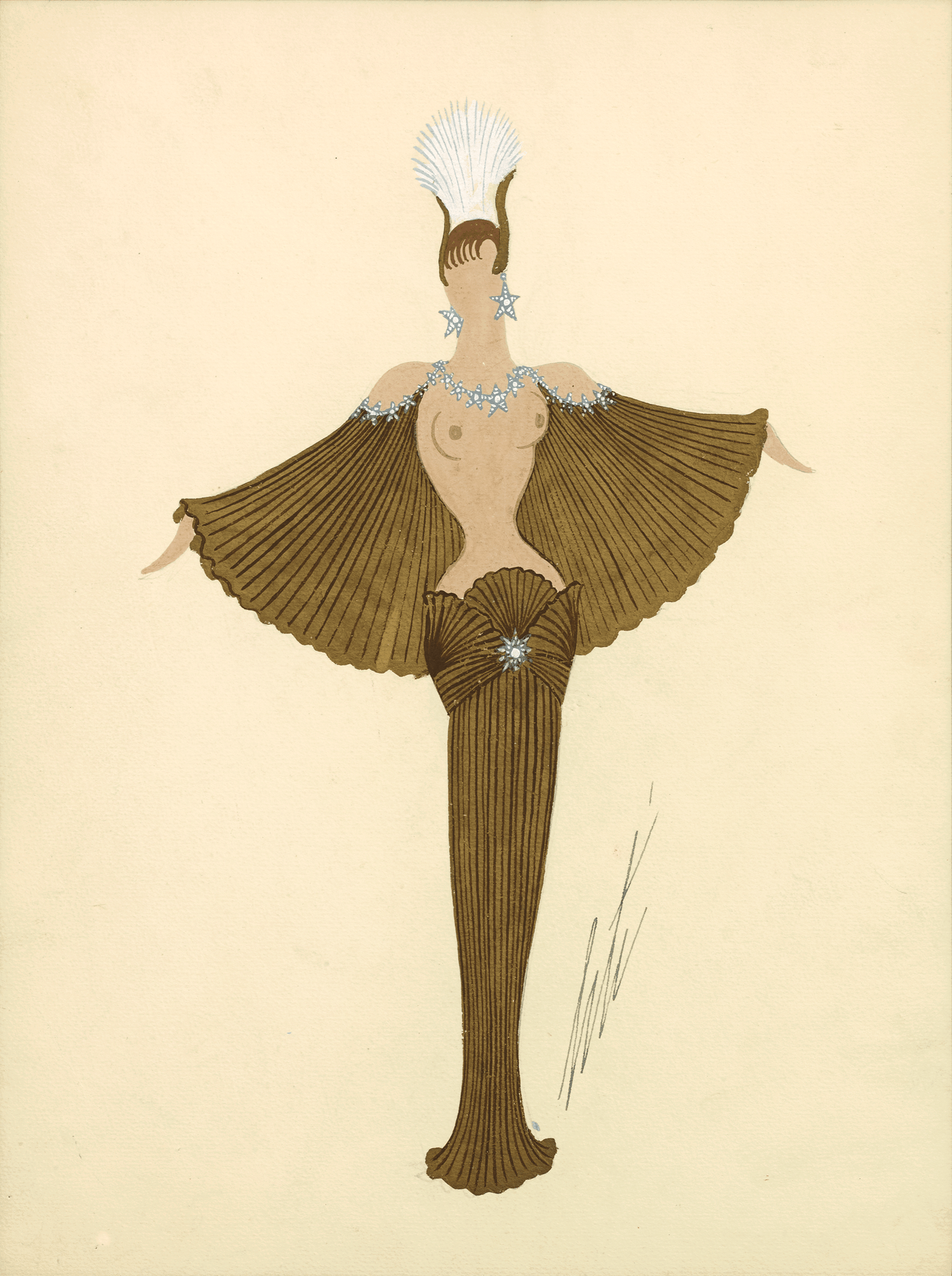 Une étoile de Hollywood I by Erté