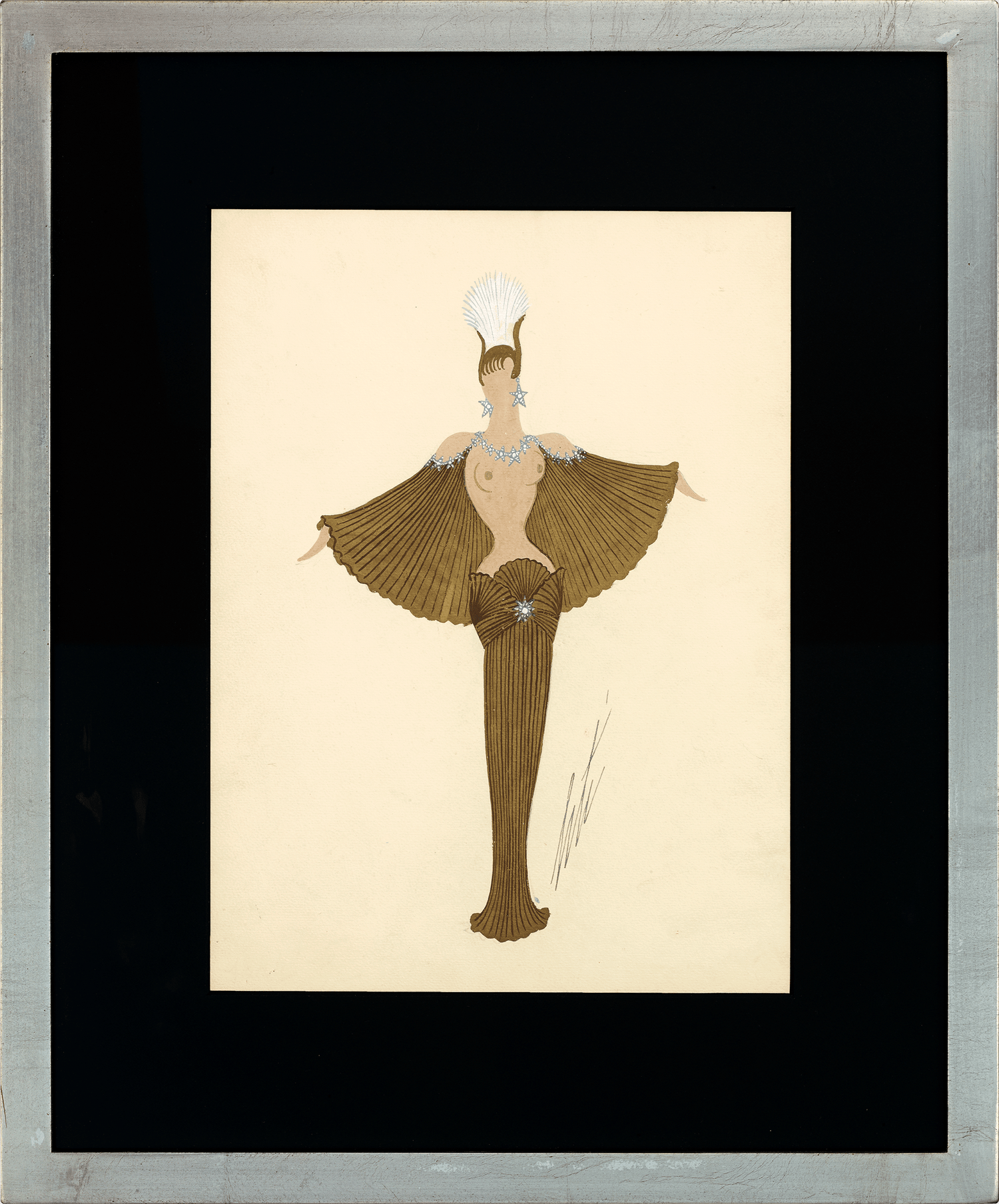 Une étoile de Hollywood I by Erté