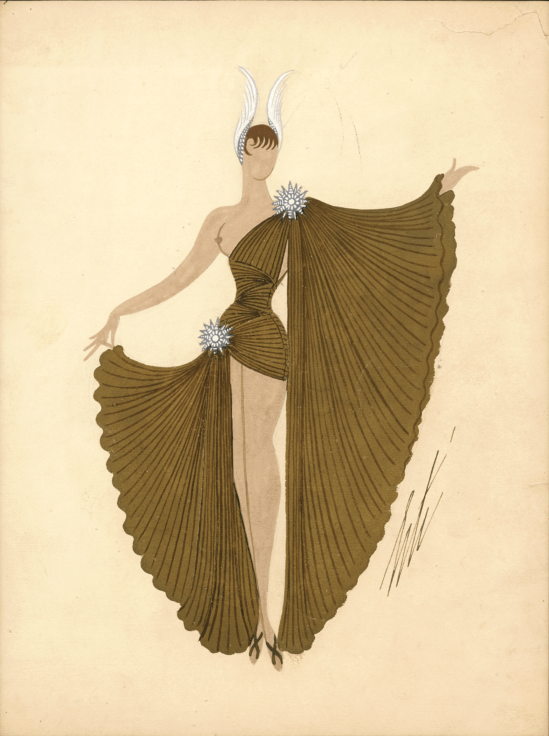 Une étoile de Hollywood II by Erté