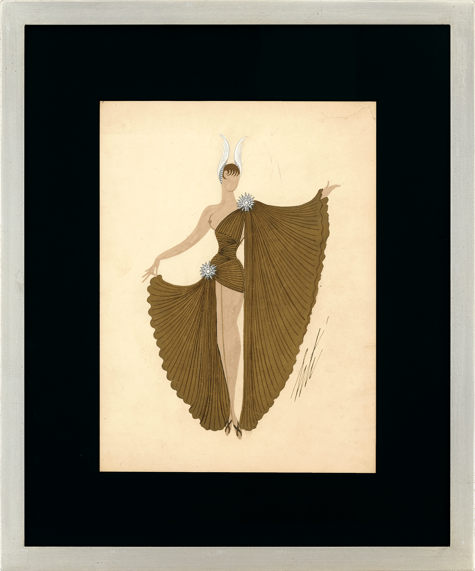 Une étoile de Hollywood II by Erté