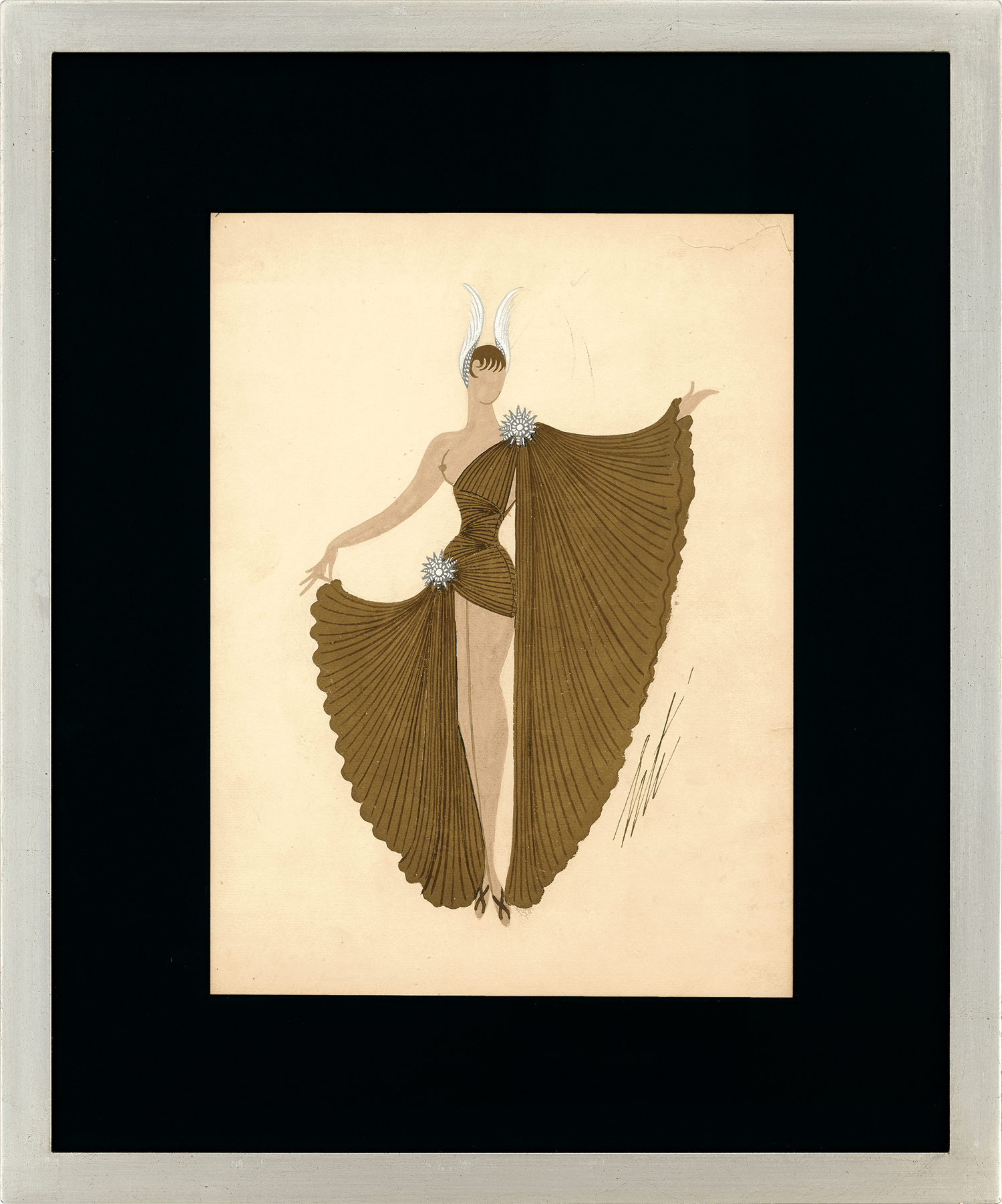 Une étoile de Hollywood II by Erté