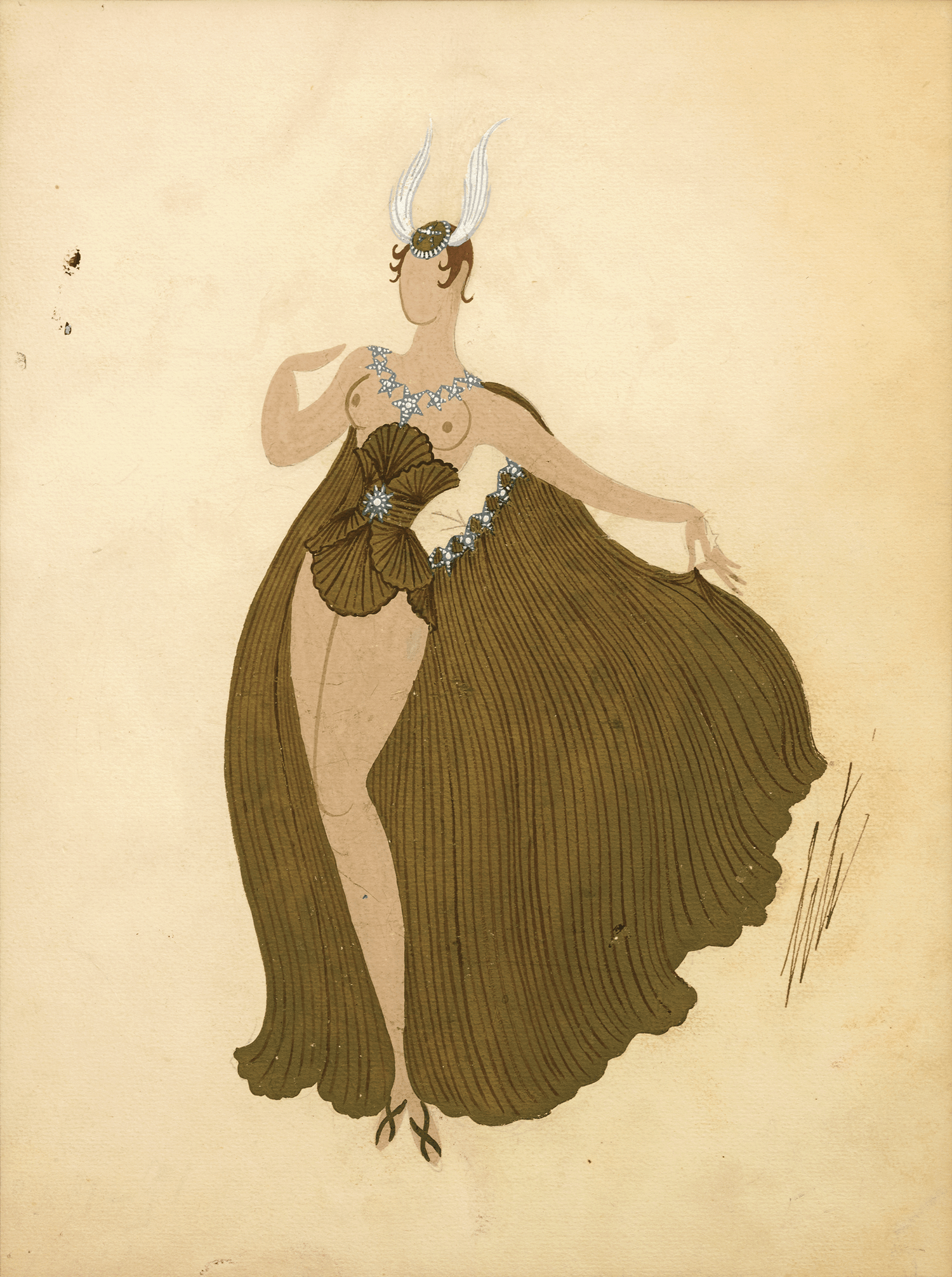 Une étoile de Hollywood III by Erté