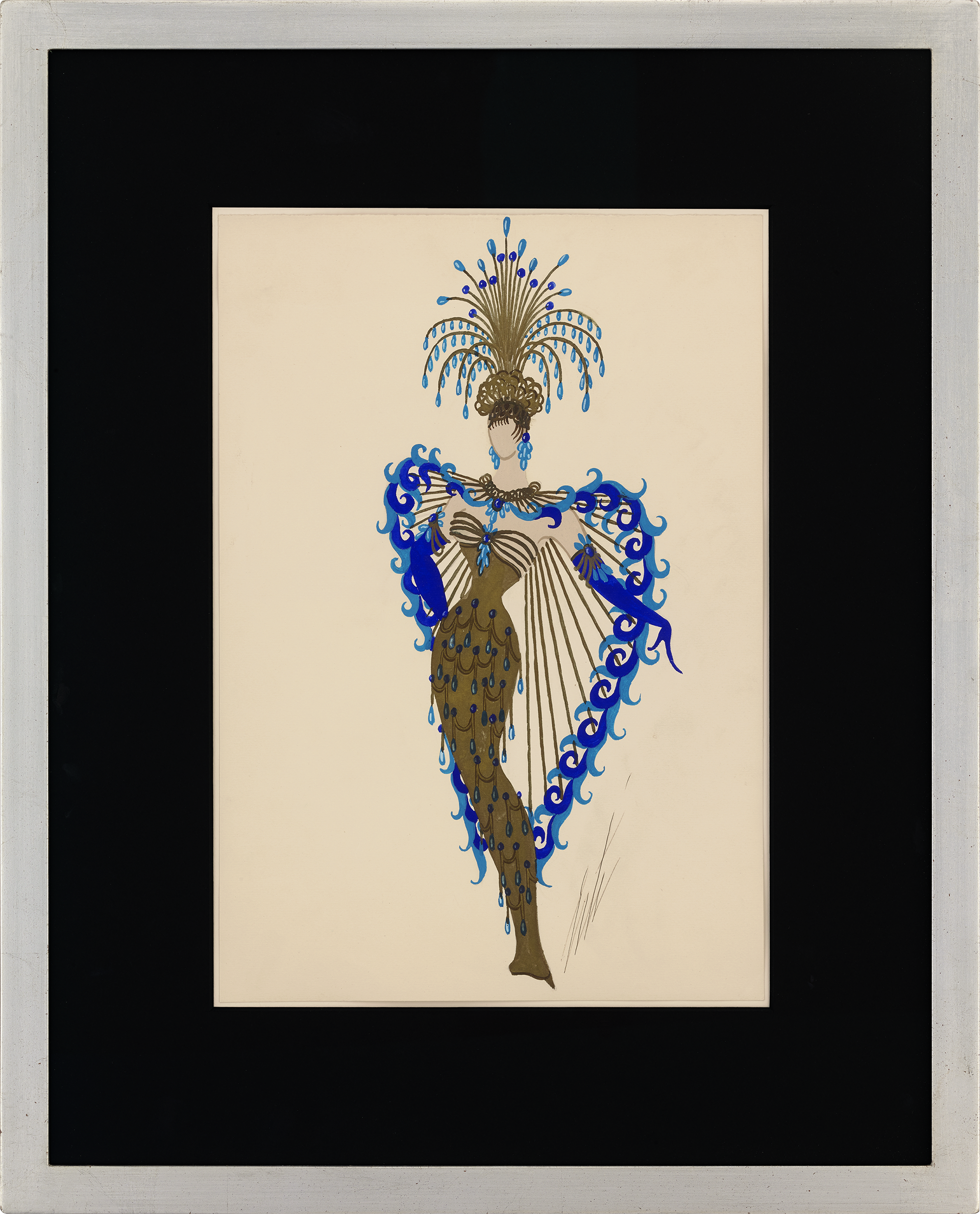 Final Chorus for Collection de Minuit by Erté