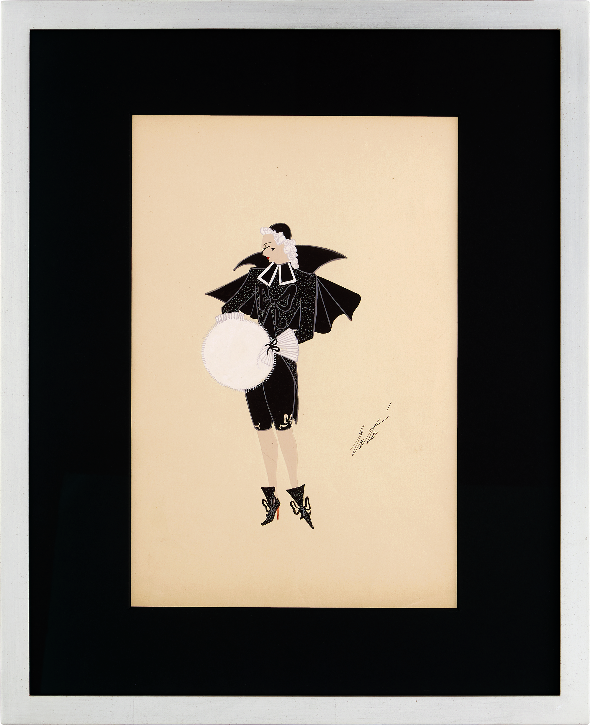 Le petit cardinal noir by Erté