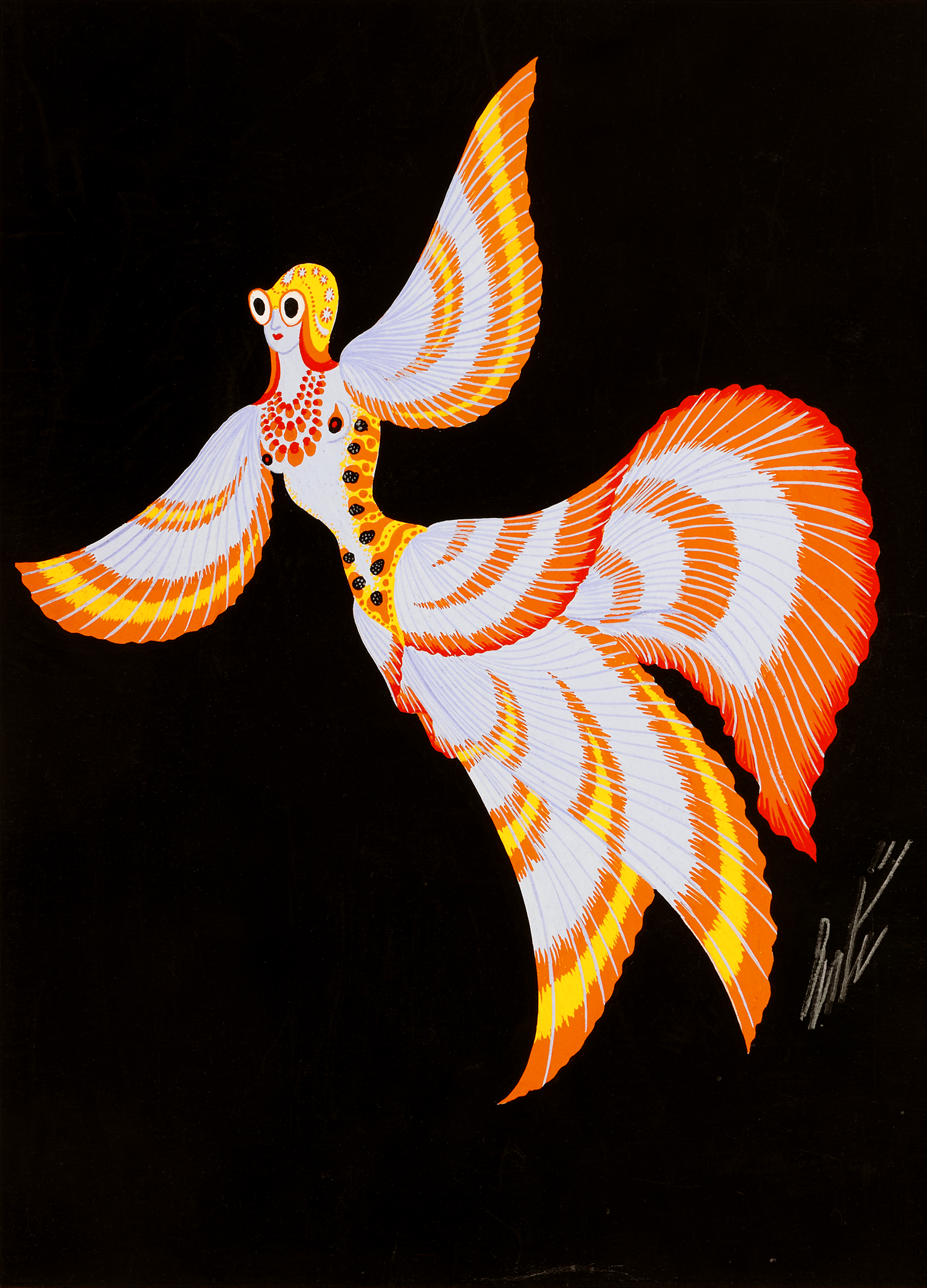 Poisson volant by Erté