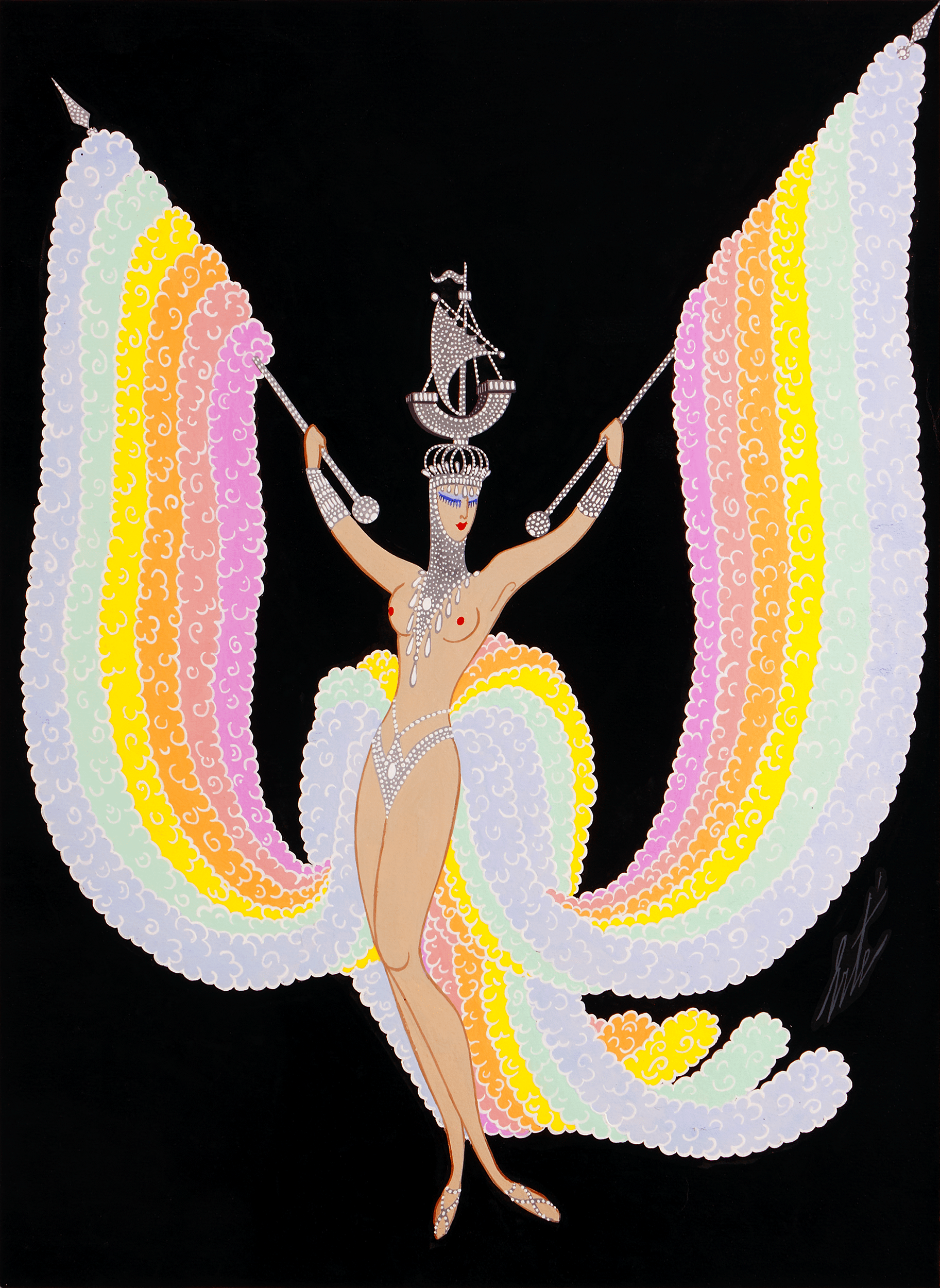 Les filles final by Erté