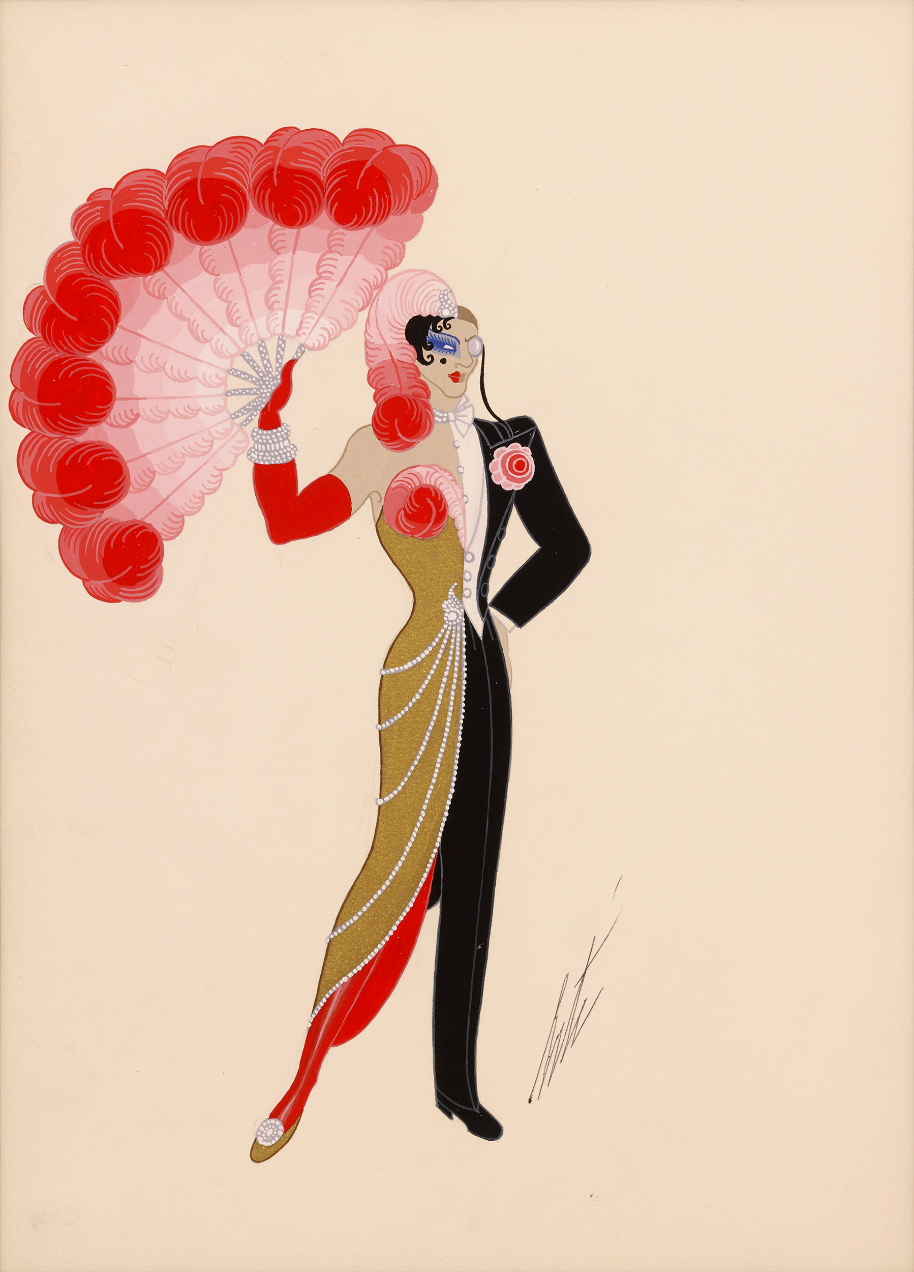 Les travestis by Erté