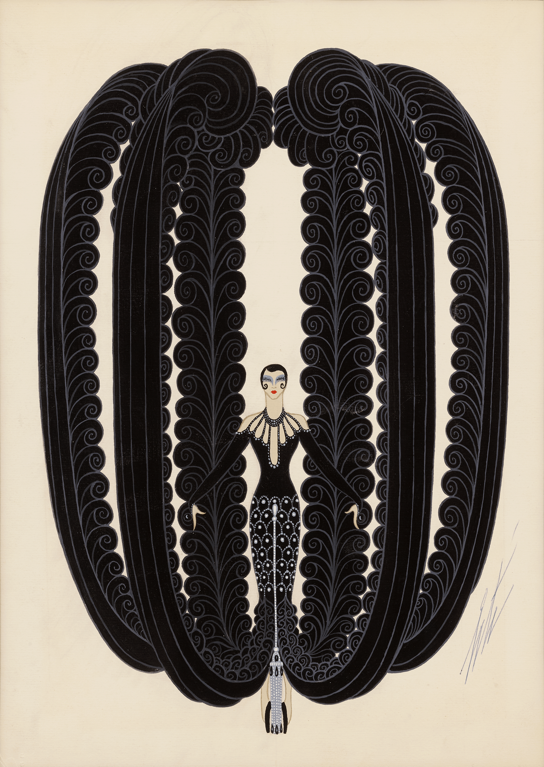 La Veuve Rusée by Erté