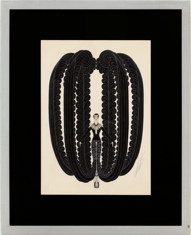 La Veuve Rusée by Erté | M.S. Rau