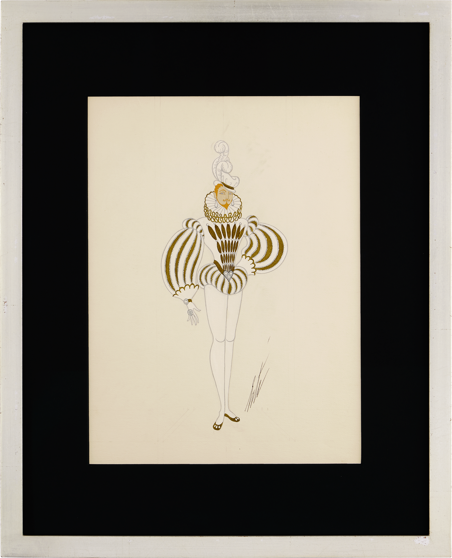 Les cavaliers blancs by Erté