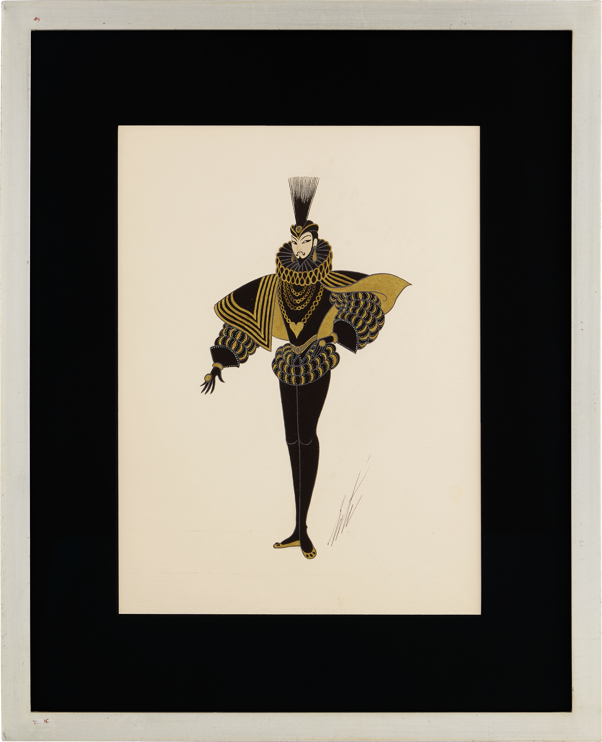 Les cavaliers noirs by Erté