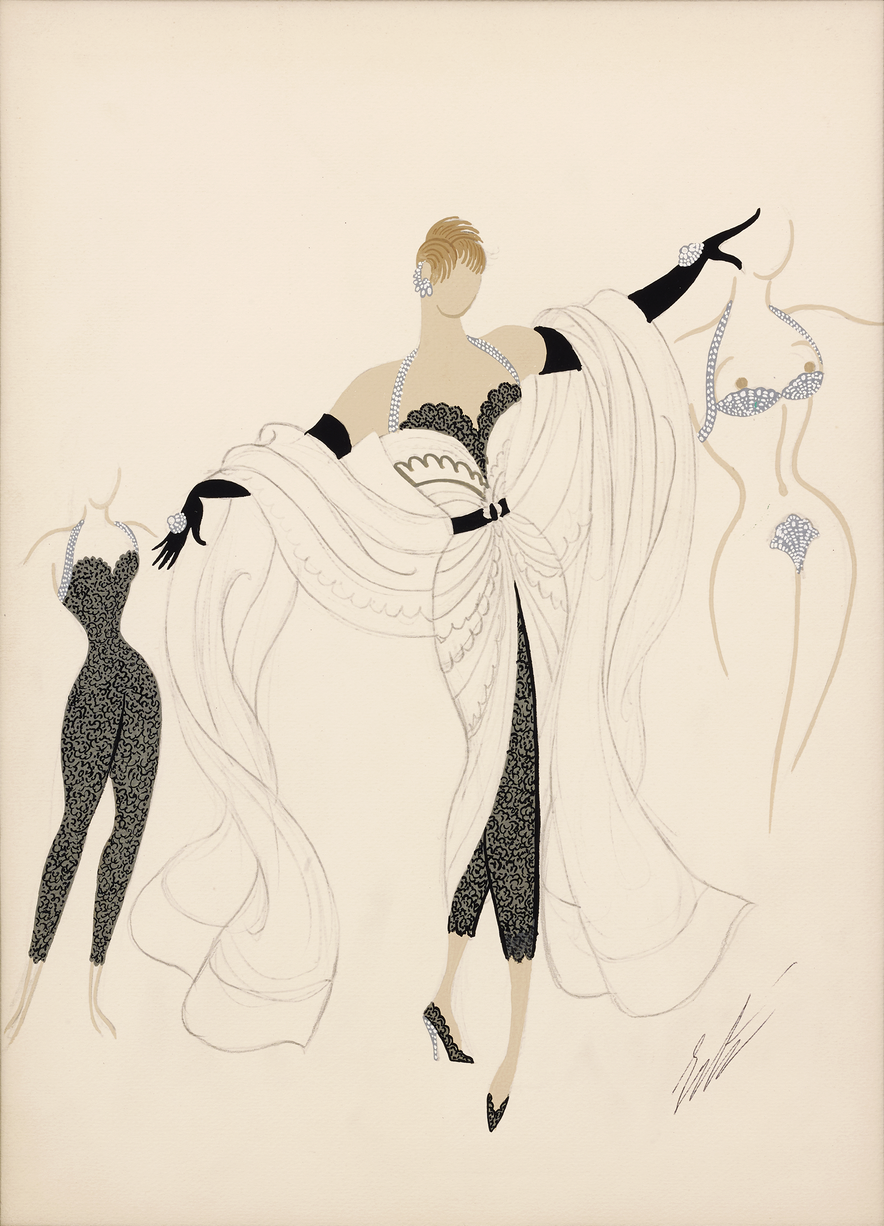 Etude de tenue by Erté