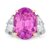 Untreated Pink Ceylon Sapphire Ring, 10.56 Carats