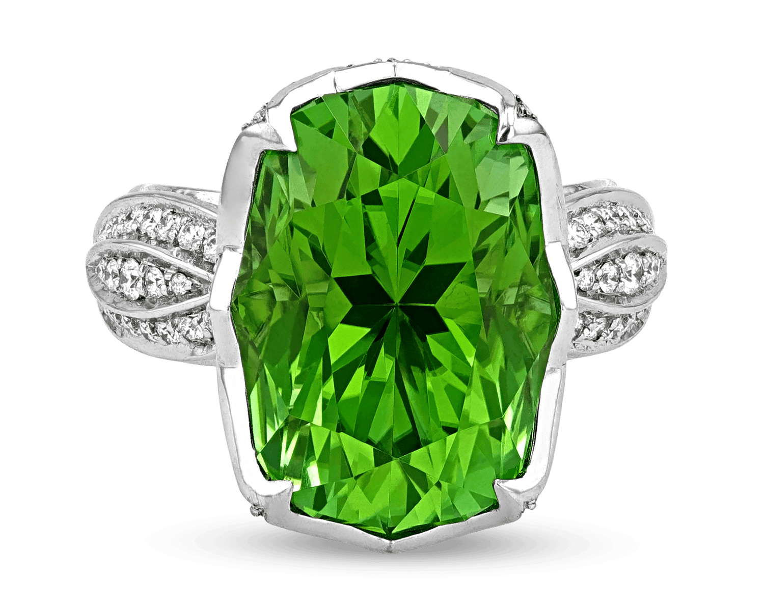 Kat Florence Neon Tourmaline Ring, 17.12 Carats