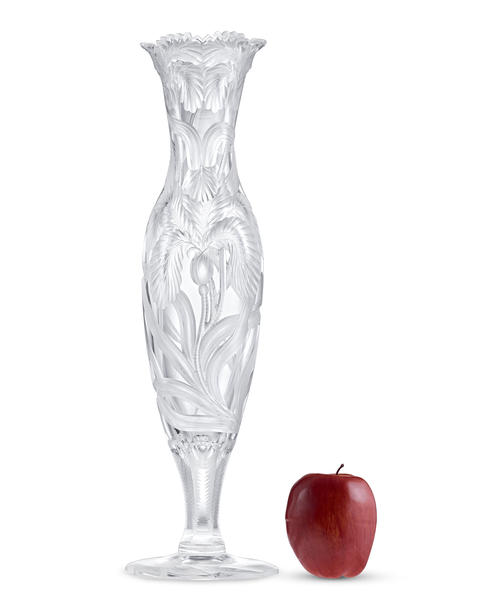 Tuthill American Brilliant Cut Glass Vase