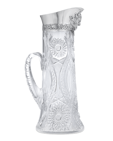 Tiffany & Co. Silver and Cut Glass Pitcher