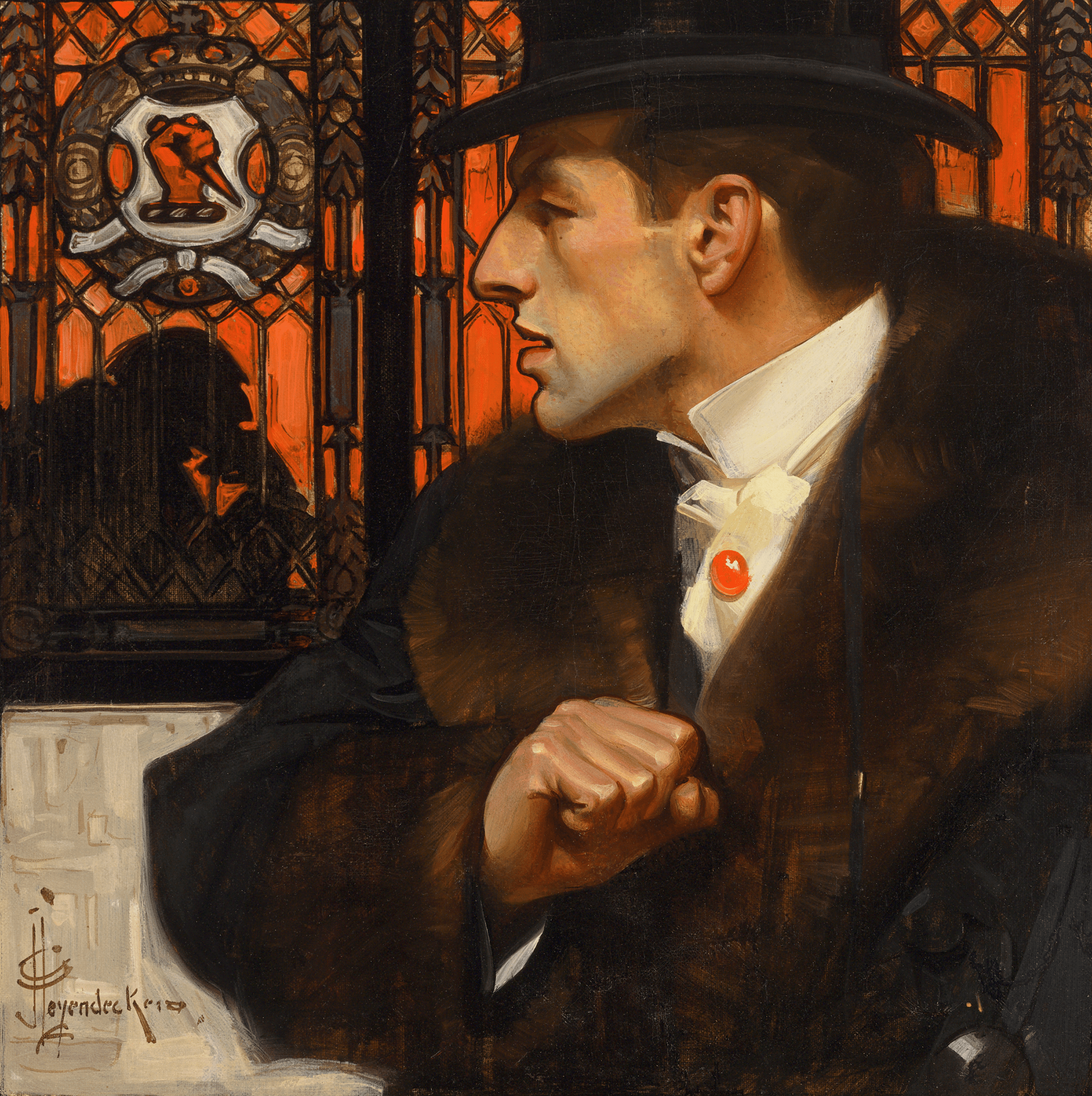The Sleuth by J.C. Leyendecker