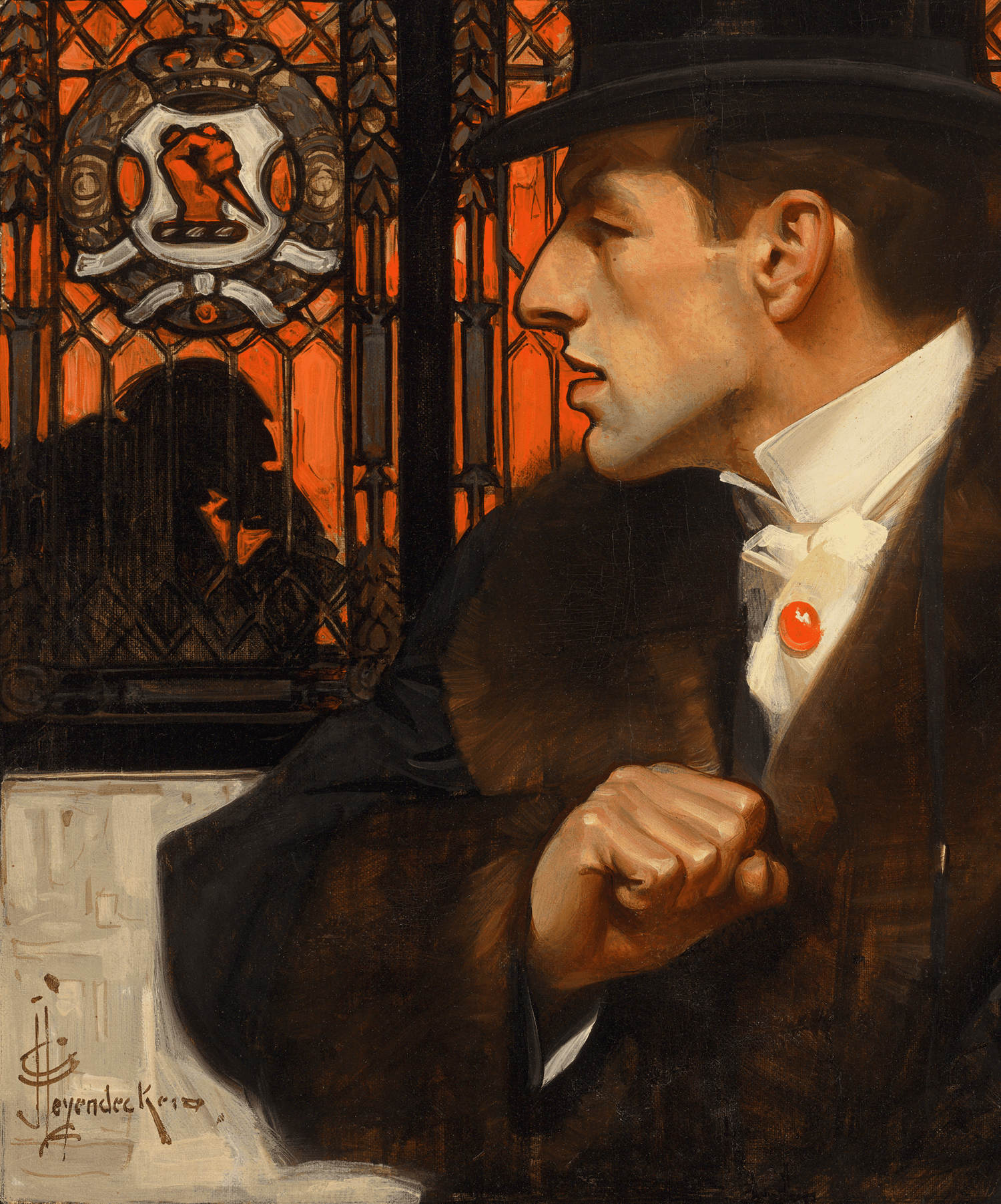 The Sleuth by J.C. Leyendecker