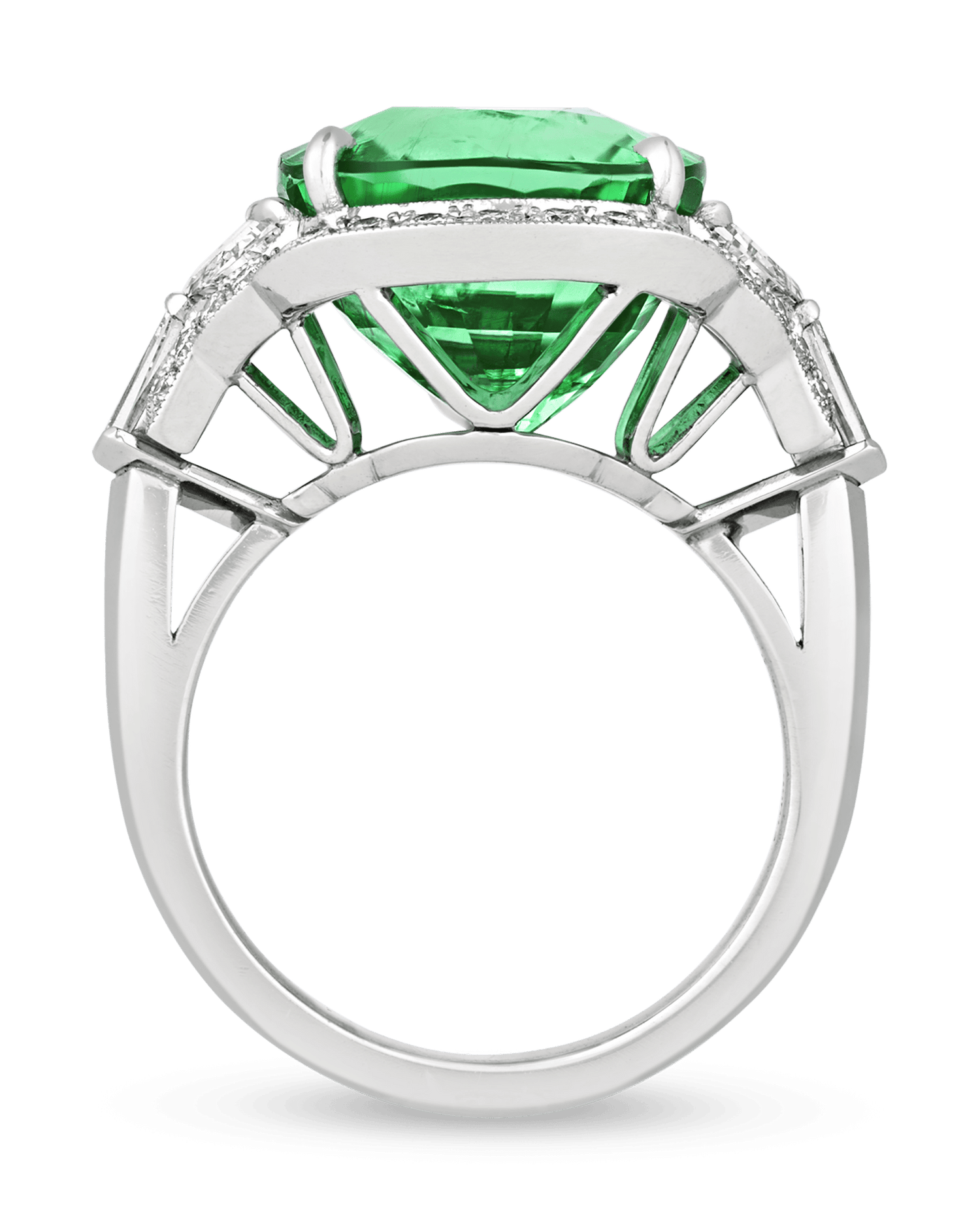 Raymond Yard Untreated Paraiba Tourmaline Ring, 9.93 Carats