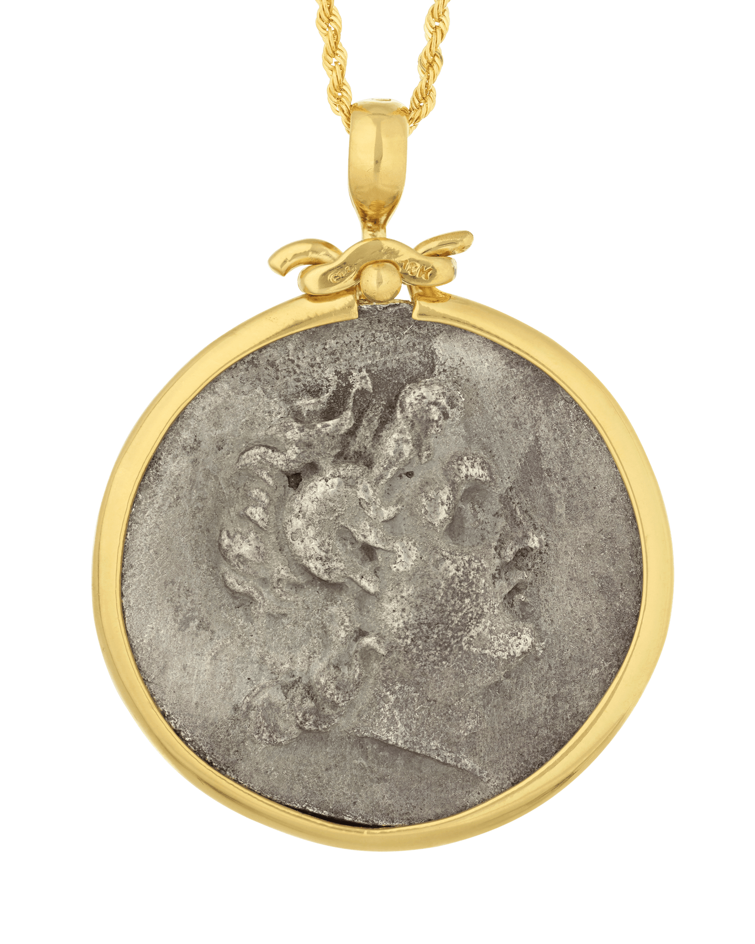 Ancient Greek Lysimachos Coin Pendant