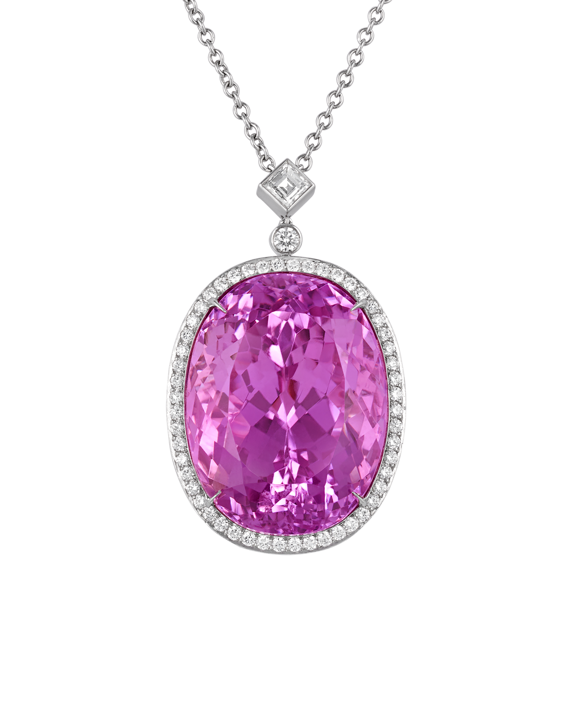 Tiffany & Co. Kunzite Pendant, 50.00 Carats