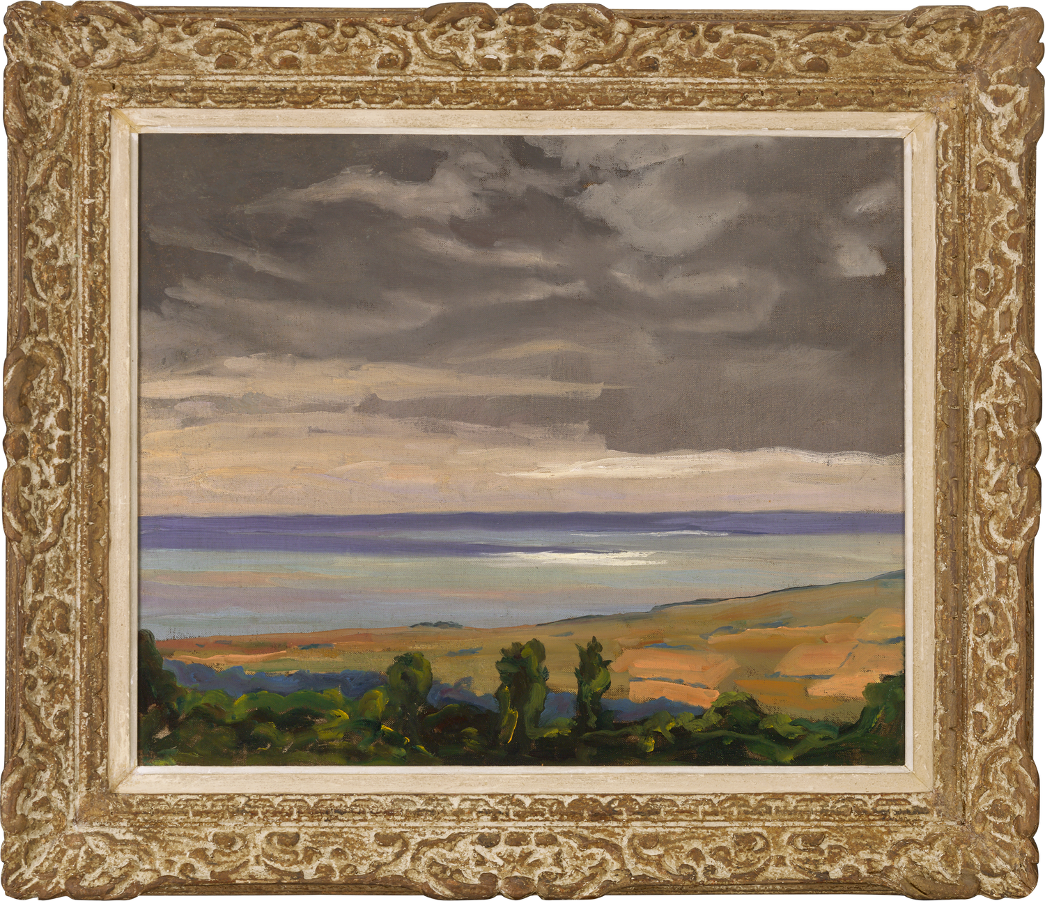 Coast Scene Near Lympne by Sir Winston Churchill