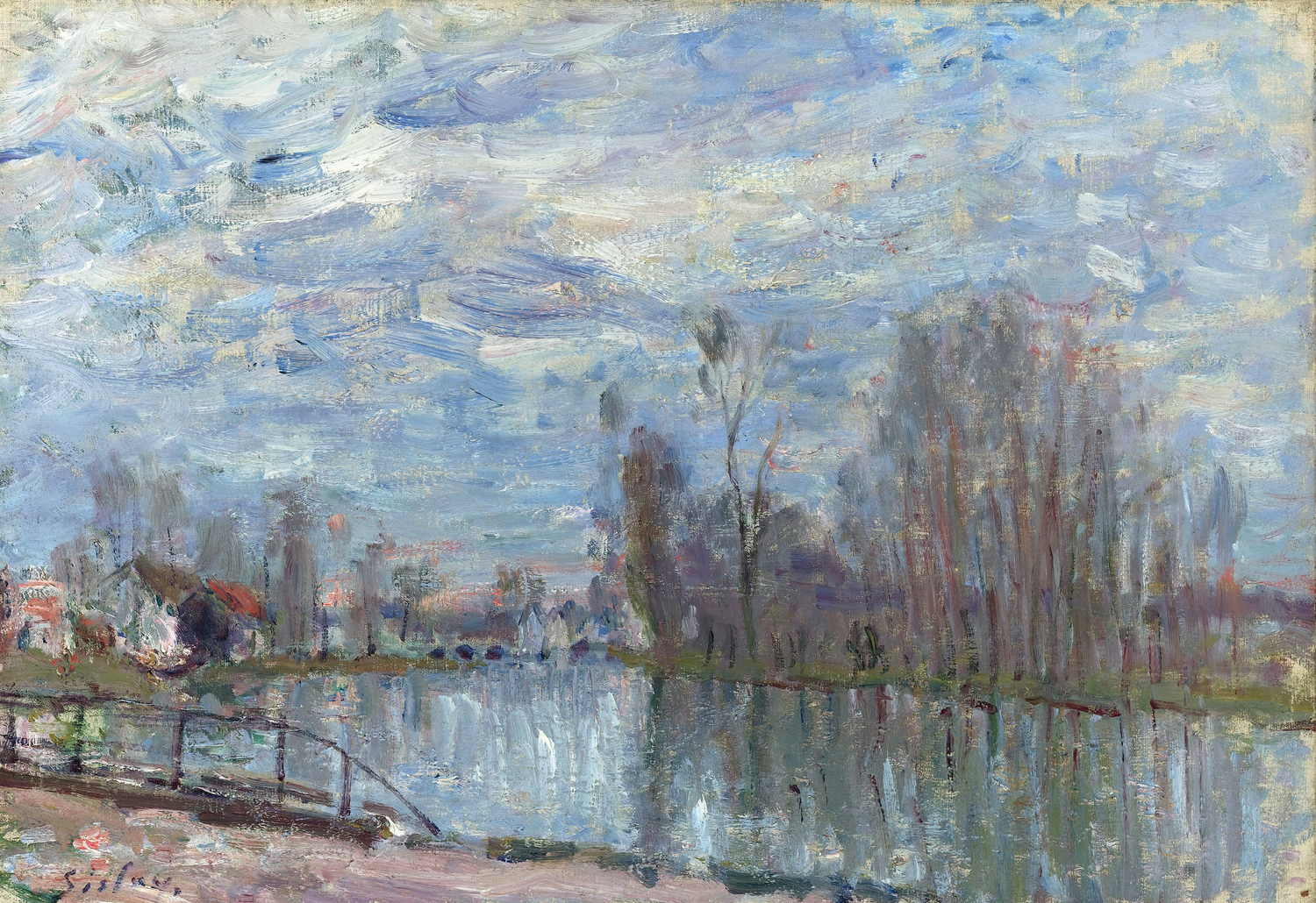 Loing et le Pont de Moret by Alfred Sisley