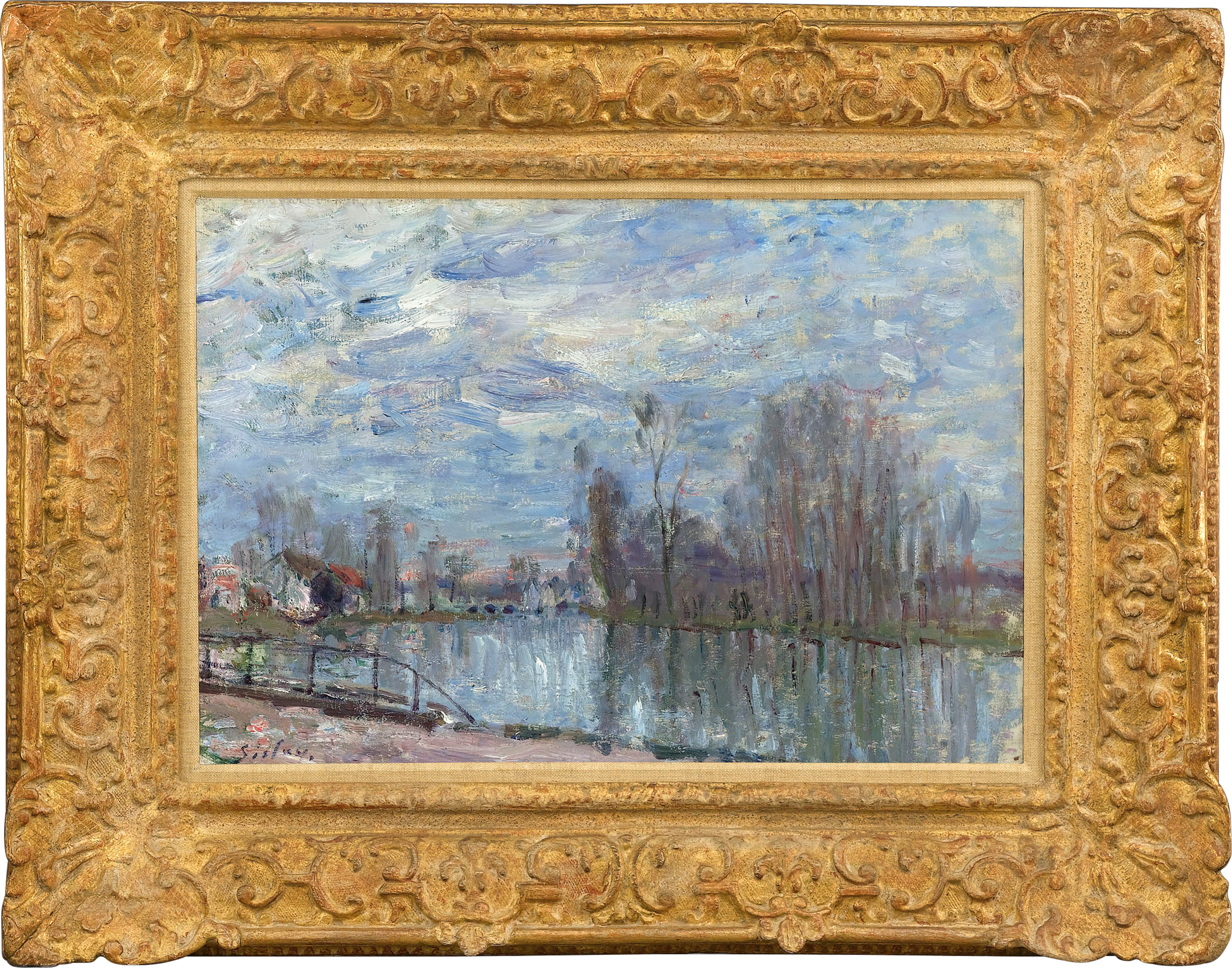 Loing et le Pont de Moret by Alfred Sisley