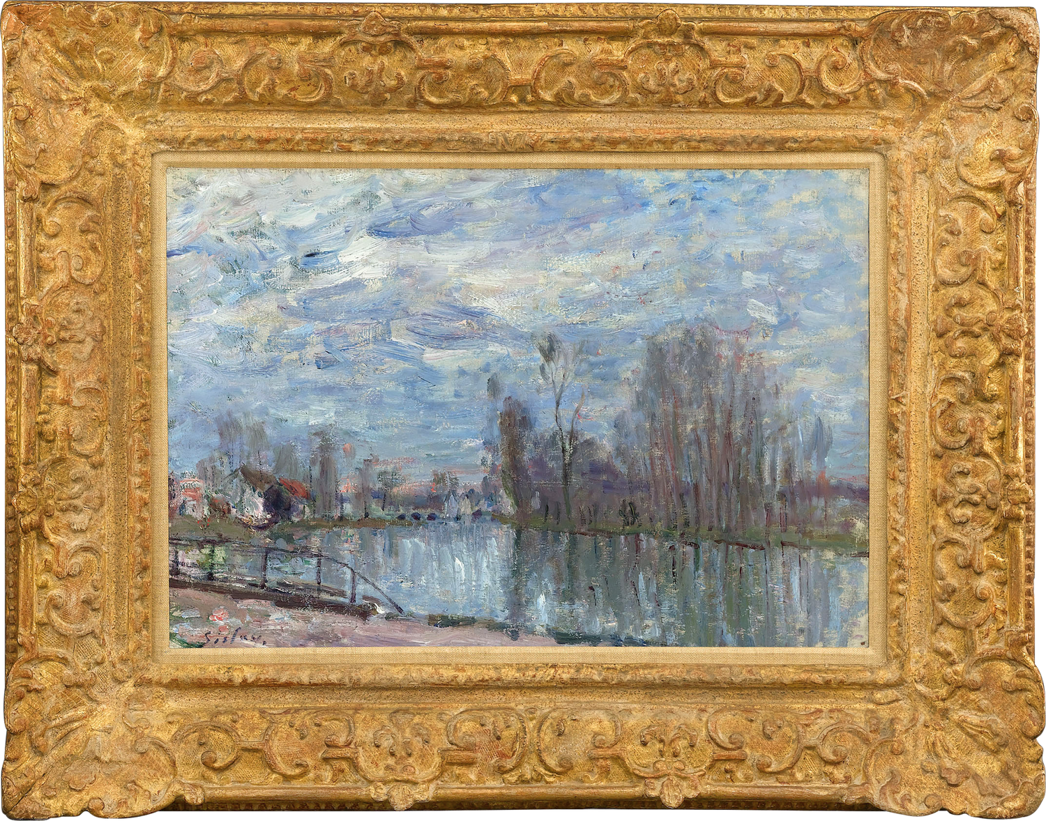 Loing et le Pont de Moret by Alfred Sisley