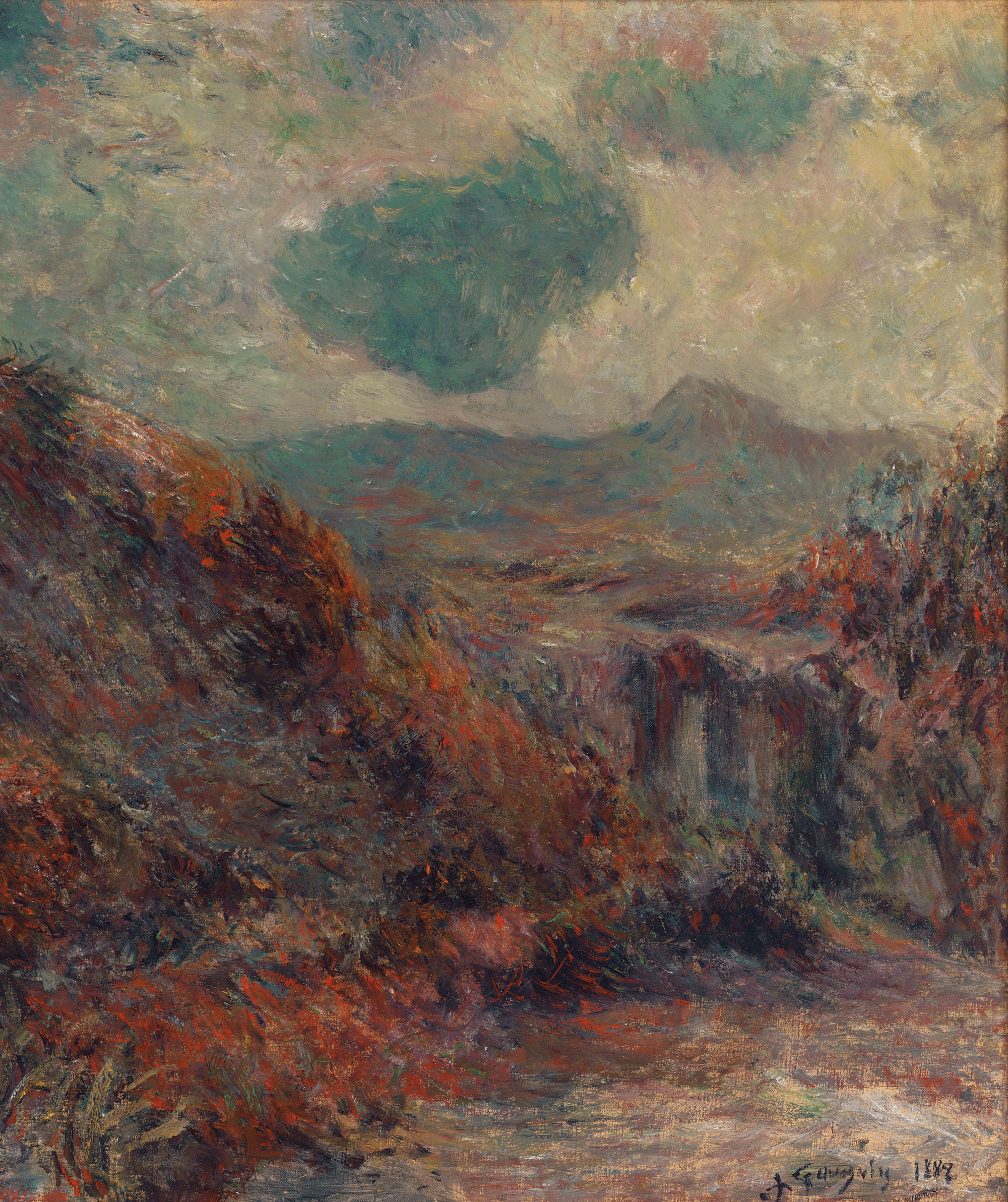 Paysage montagneux by Paul Gauguin