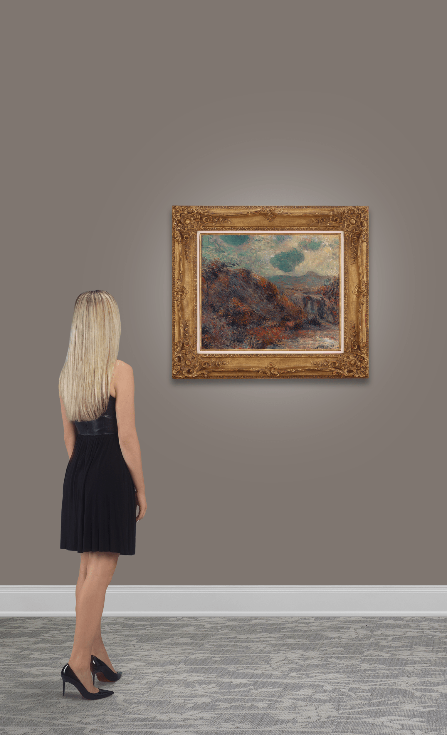 Paysage montagneux by Paul Gauguin