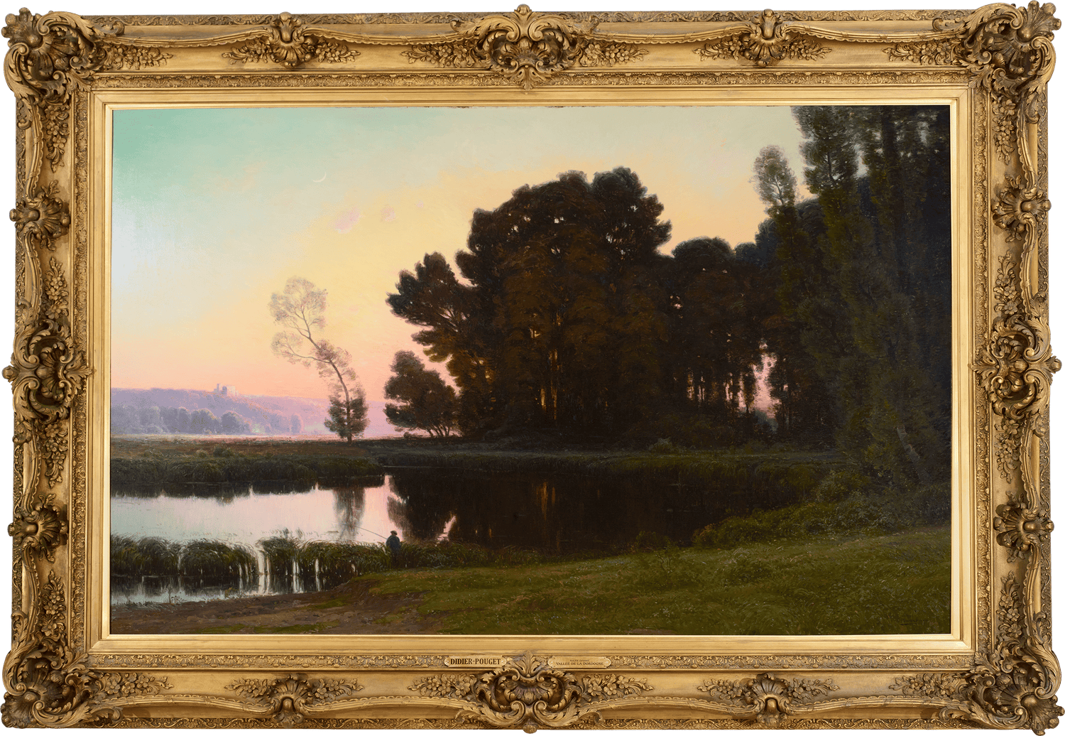 Soleil levant, vallée de la Dordogne by William Didier-Pouget