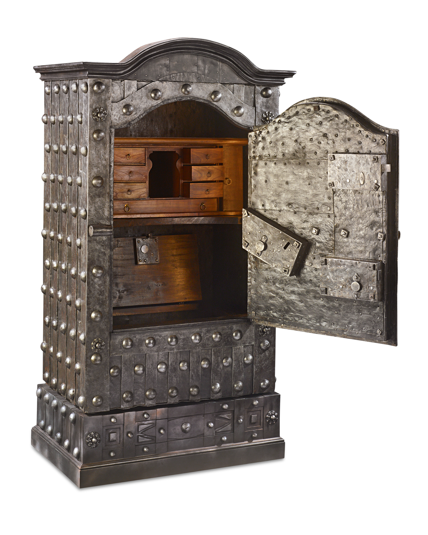 Italian Baroque Iron Safe