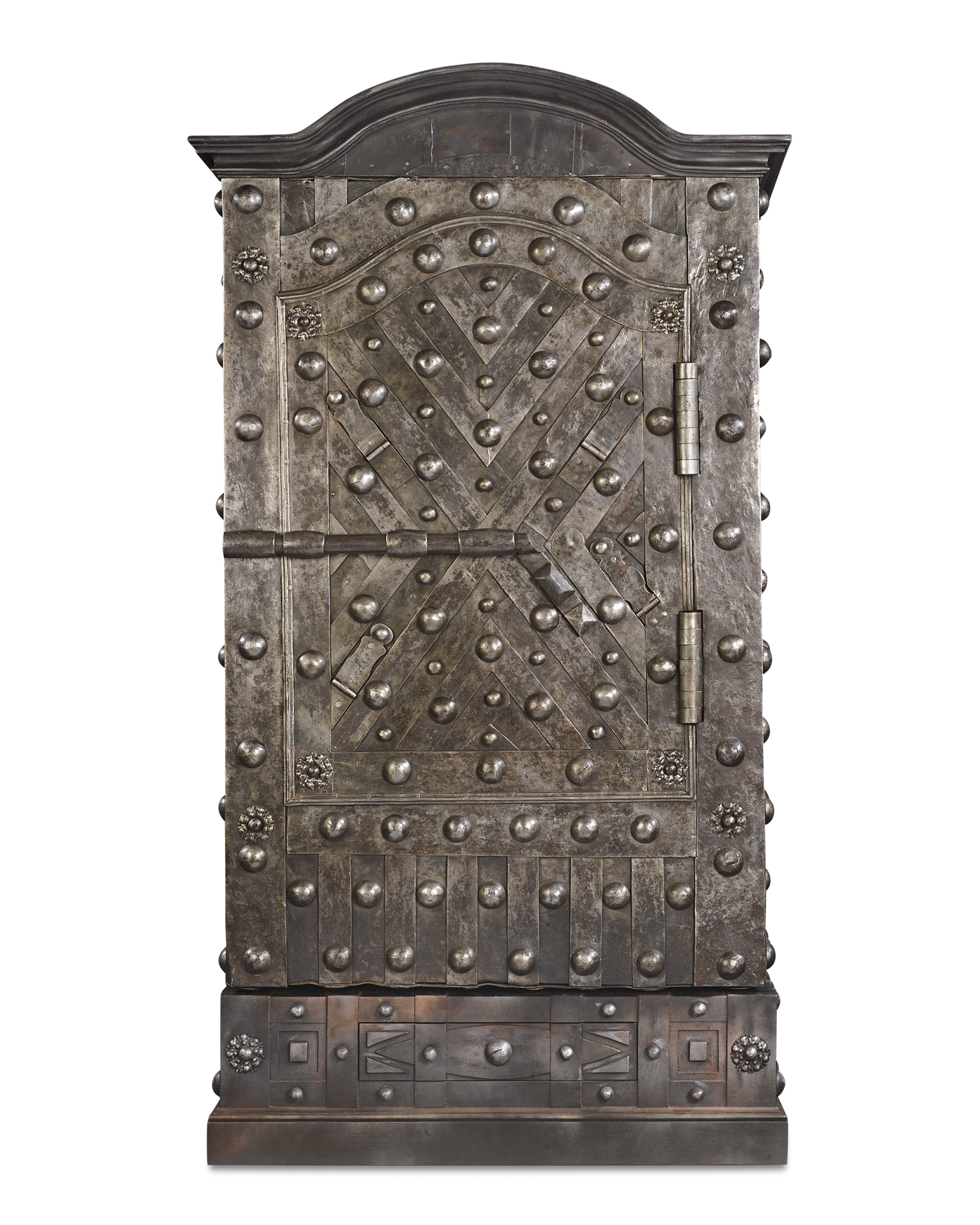 Italian Baroque Iron Safe