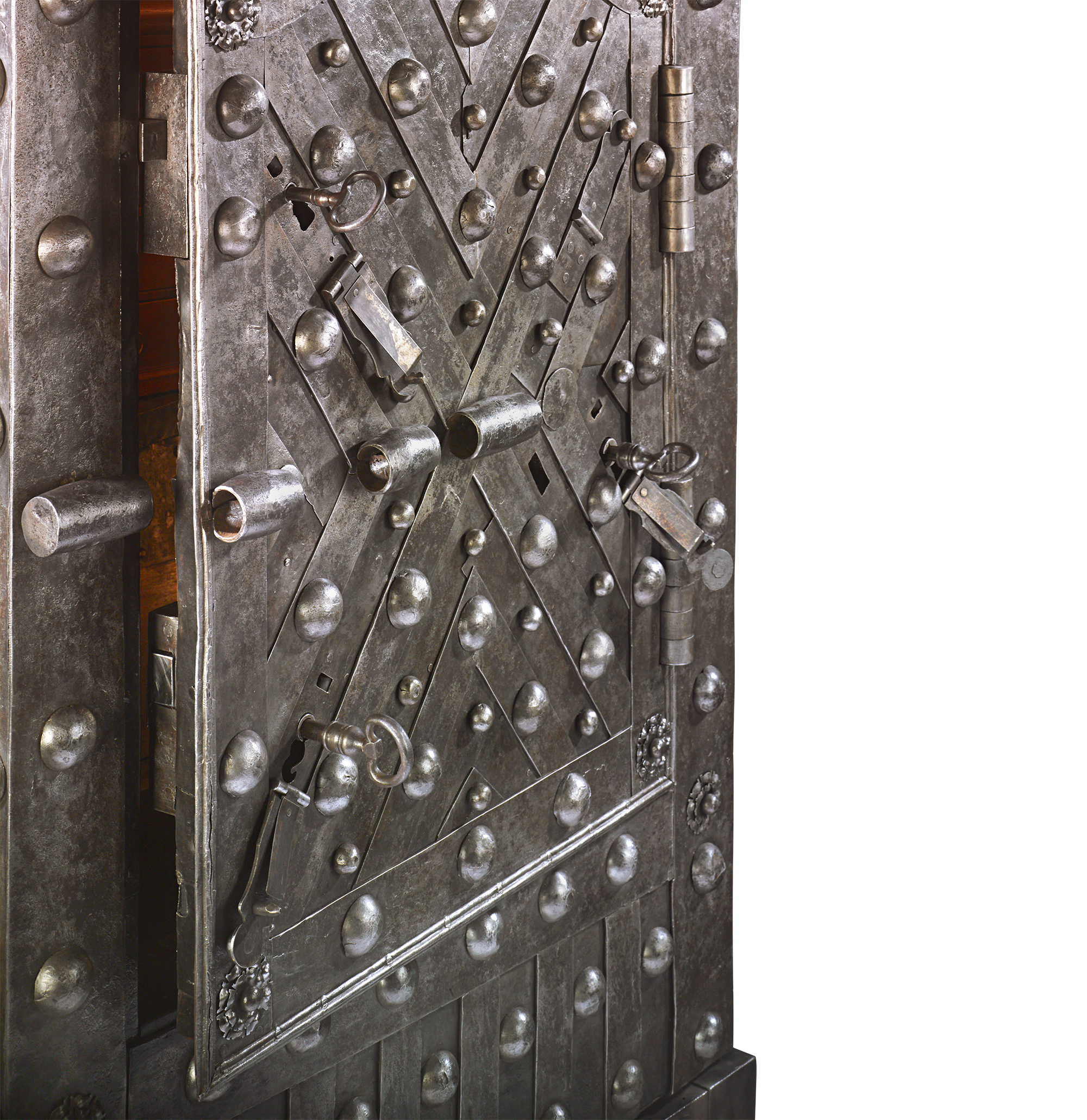 Italian Baroque Iron Safe