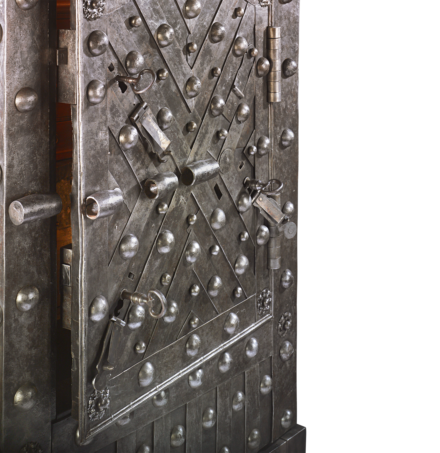 Italian Baroque Iron Safe