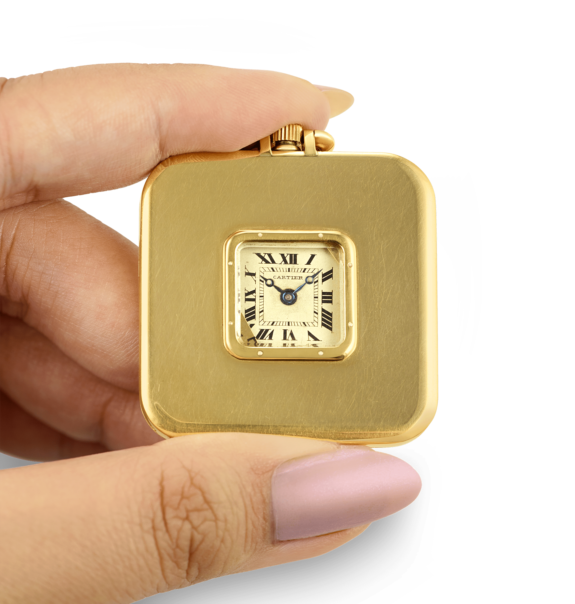 Cartier Gold Acte Mistere Pocket Watch