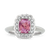 Padparadscha Sapphire Ring, 2.06 Carats