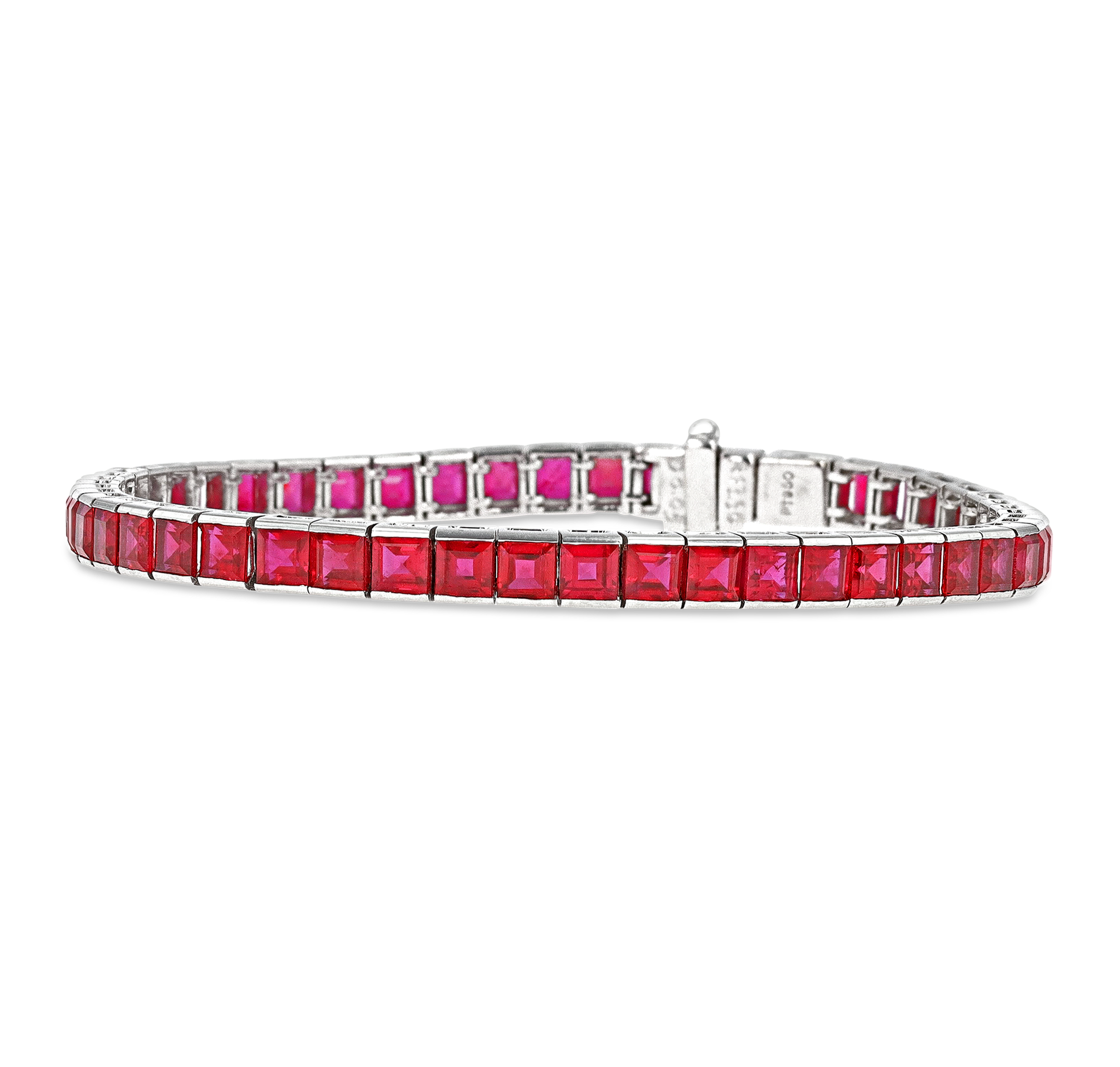 Ruby Line Bracelet, 13.35 Carats